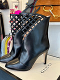 Gucci Plume Calfskin Damir Lattice Boots - Size UK 7.5