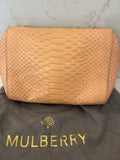 Mulberry Cecily Shoulder Bag in Plaster Pink Exotic Leather
