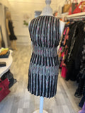 Pre Loved Missoni Fine Knit Stretch Stripe Dress Size S