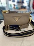Prada Grained Leather Crossbody Bag