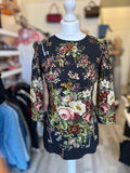 Dolce & Gabbana Floral & Keys Top IT38 UK 6