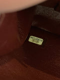 Pre Loved Chanel Single Flap Classic in Dusky Pink & Burgundy - Excellent