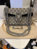 Gucci Dionysus Medium GG Supreme Coated Canvas Shoulder/Crossbody Bag