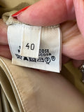 Hermes Vintage Gold Draped Mini Dress FR40 UK 12