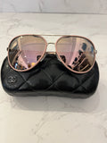 Pre Loved Chanel Mirror Aviator Sunglasses (excellent)**reserved C**