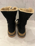 Pre Loved Salvatore Ferragamo Sheepskin Boots U.K. 5.5 narrow fitting, fits U.K. 5 (New)