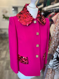 Pre Loved Dolce & Gabbana Sequin & Crystal Details Jacket size 38 fits UK 6-8 (excellent)