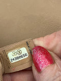 Chanel Quilted Click Flap Bag in Rose Beige Leather