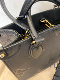 Pre Loved Louis Vuitton On the Go PM - Black Empreinte Leather - Excellent