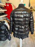 Moncler Black Down Jacket Size 3 fits UK 12-14