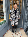 Pre Loved Missoni Chevron Wool Coat Size S