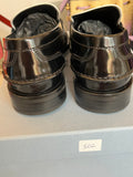 Pre Loved Prada Black & White Leather Loafers size UK5 (New)