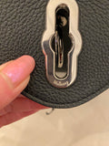 Pre Loved Mulberry Seaton in Black Grained Leather - EXCELLENT