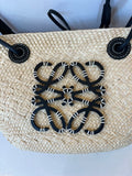 Pre Loved Loewe Small Anagram Basket Tote Bag (as new)