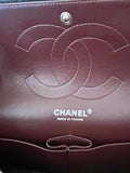 Pre Loved Chanel Double Flap Jumbo in Black Leather (excellent) **reserved**