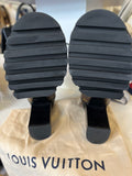 Louis Vuitton Star Trail Ankle Boots Black Leather & Monogram UK 7 (new)