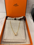 Pre Loved Hermes H-Pop Pendant in cream (excellent) relisted