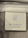 Pre Loved Givenchy Voyou Medium Ecru Leather Shoulder Bag (as new)