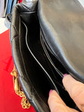 Valentino Garavani Black Leather Roman Stud Bag