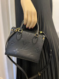 Pre Loved Louis Vuitton BB On The Go in Black Empreinte Leather. (excellent)