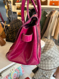 Mulberry East West Bag in Purple Patent