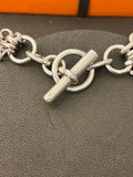 Hermes Silver Chaine d’Ancre Etcaetera Long 4 Chains Necklace