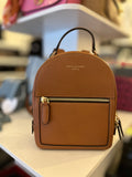 Pre Loved Aspinal of London Tan Leather Reporter Backpack Bag (as new)
