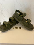 Pre Loved Christian Dior Dioract Leather Sandals UK 5 (excellent)