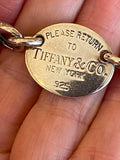 Tiffany & Co Return to Tiffany Silver Heart Necklace