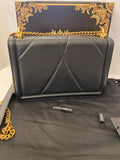 Pre Loved Dolce & Gabbana Devotion Shoulder Bag in Quilted Nappa Black Leather