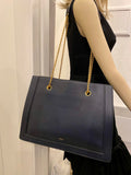 Pre Loved Mulberry Vale Tote in Navy (excellent)