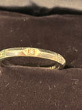 Pre Loved Tiffany & Co Platinum and Diamond True Band Ring