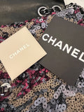 Pre Loved Chanel Flap Bag in Anthracite, Taupe & Bordeaux Matte Sequins (excellent)