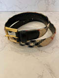 Pre Loved Burberry vintage web belt