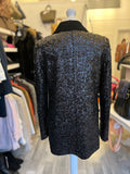 Pre Loved Essentiel Antwerp Sequin & Velvet Jacket UK 8