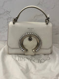 Pre Loved Jimmy Choo Madeline Top Handle Bag with Crystals **reserved AR**