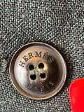 Hermes Vintage Forest Green Wool Trouser Suit FR36 UK 8