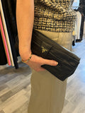 Prada Vintage Leather Bow Clutch Bag