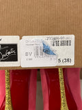 Pre Loved Christian Louboutin Maripo 100 Pink Suede Butterfly Heels UK5 (new)
