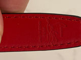 Pre Loved Christian Louboutin Black Patent Belt (new)