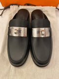 Pre Loved Hermes Lota Black Leather mule UK 5 (new)
