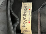 Pre Loved Yves Saint Laurent Navy Paper Bag Trousers UK8