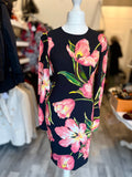 Pre Loved Dolce & Gabbana Silk Floral Tulips Dress size 40 fits UK 8 (excellent)