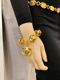 Pre Loved Chanel Vintage Gold CC Link Bracelet