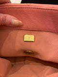 Pre Loved Chanel 19 in Pink Quilted Lambskin Leather - Excellent