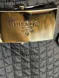 Pre Loved Prada Quilted Belted Coat UK 8