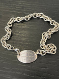 Pre Loved Tiffany & Co Return to Tiffany Silver Chain Necklace