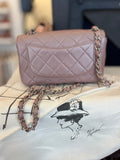 Chanel Classic Mini Quilted Flap Handbag in Lilac