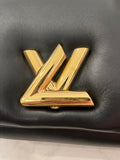 Pre Loved Louis Vuitton Twist MM Padded in Black Leather (excellent)