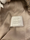 Pre Loved Chanel Gold Metallic Threads Tweed Jacket Fr46 Fits UK 14